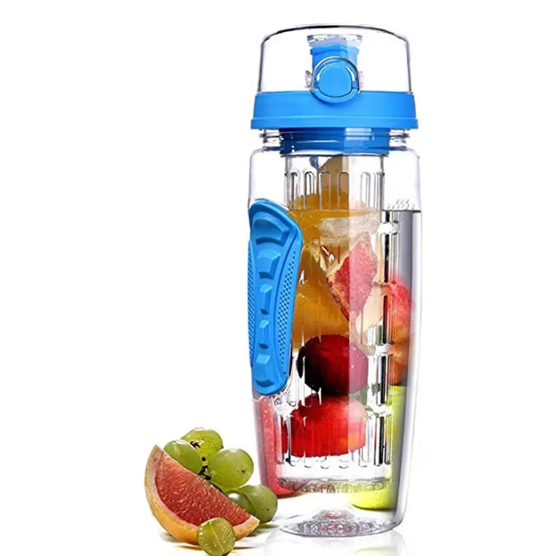 BPA Free Fruit Infuser Water Bottle Juice Shaker Sports Lemon Water Bottle Fitness Sport Fruit Drinking Bottles for Girl