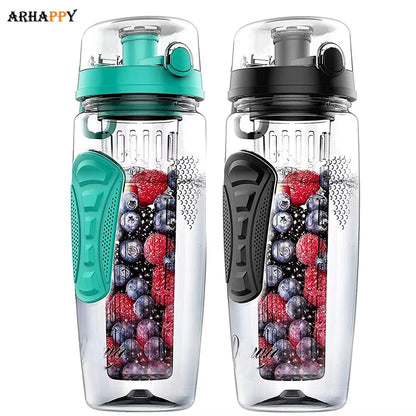 BPA Free Fruit Infuser Water Bottle Juice Shaker Sports Lemon Water Bottle Fitness Sport Fruit Drinking Bottles for Girl